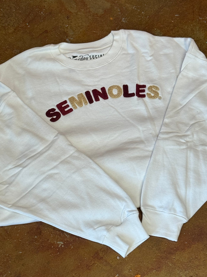 FSU - Chenille Crewneck Sweater