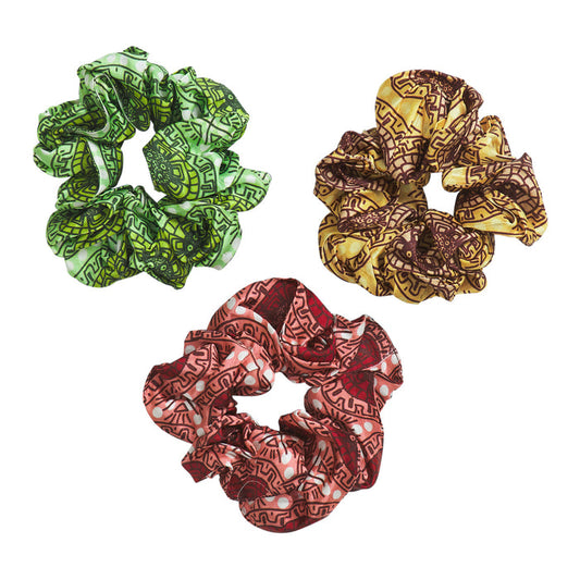 Gabriella Silk Scrunchie Set