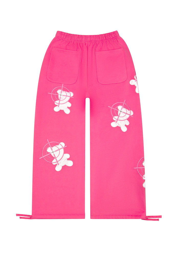 GAMER OVERSIZED SWEATPANTS HOT PINK