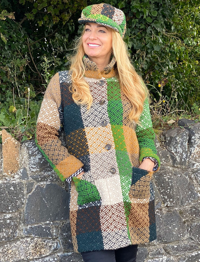 Gemma Tweed Coat - Tara Forest #color_tara-forest