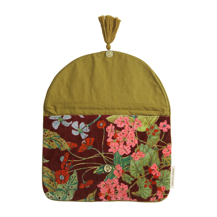 Genevieve Velvet Clutch