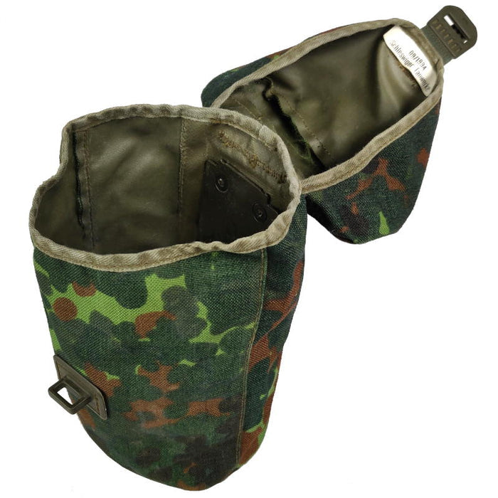 German Army Flecktarn Canteen Pouch - German Army Surplus - Canteens & Bottles