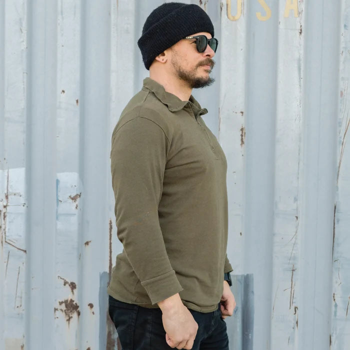 German Army OD Tricot Shirt - German Army Surplus - Base Layers