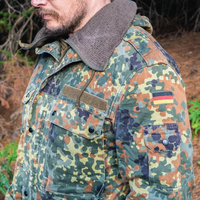 German Flecktarn Parka With Liner - German Army Surplus - Parkas