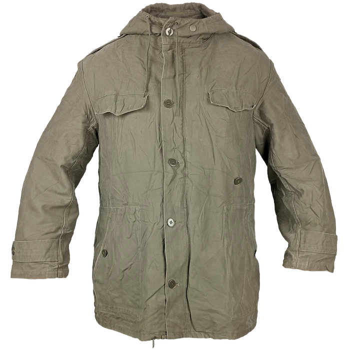 German Olive Drab Lined Parka - German Army Surplus - Parkas