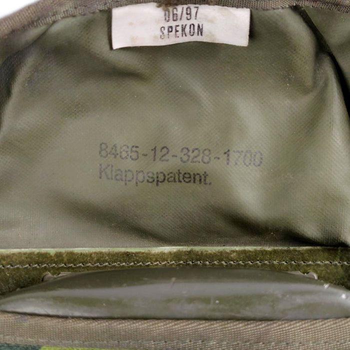 German Tri-Fold Shovel & Flecktarn Cover - German Army Surplus - Entrenching Tools
