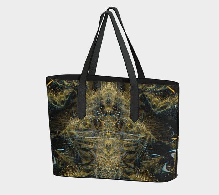 Give it a Whirl Vegan Leather Tote Bag