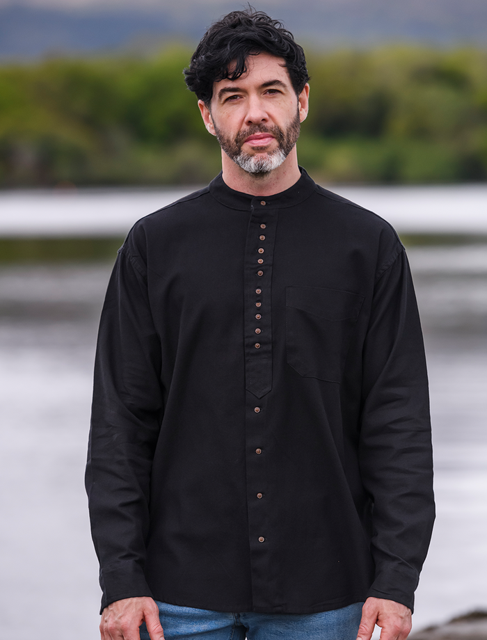 Grandfather Shirt - Motor Black #color_motor-black