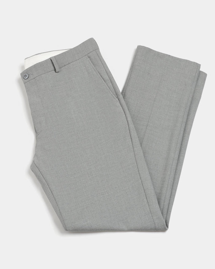 Grey Solid Trouser - Donny