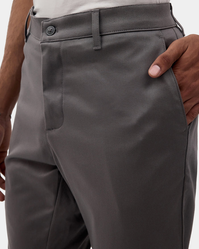 Grey Textured Khakis - Triglav