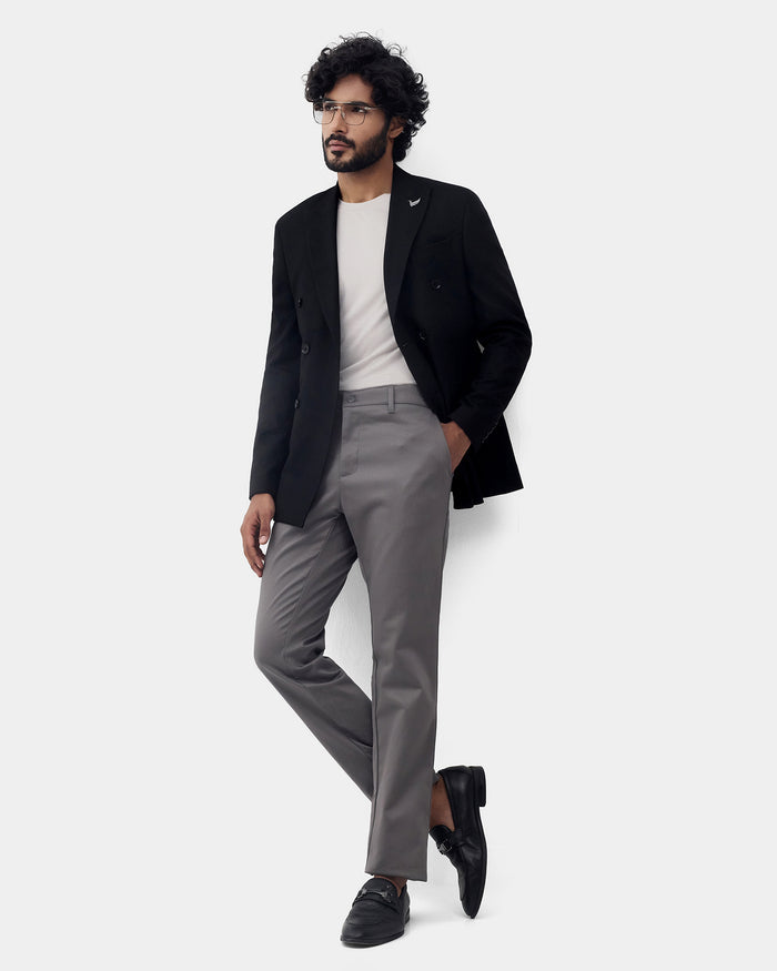Grey Textured Khakis - Triglav