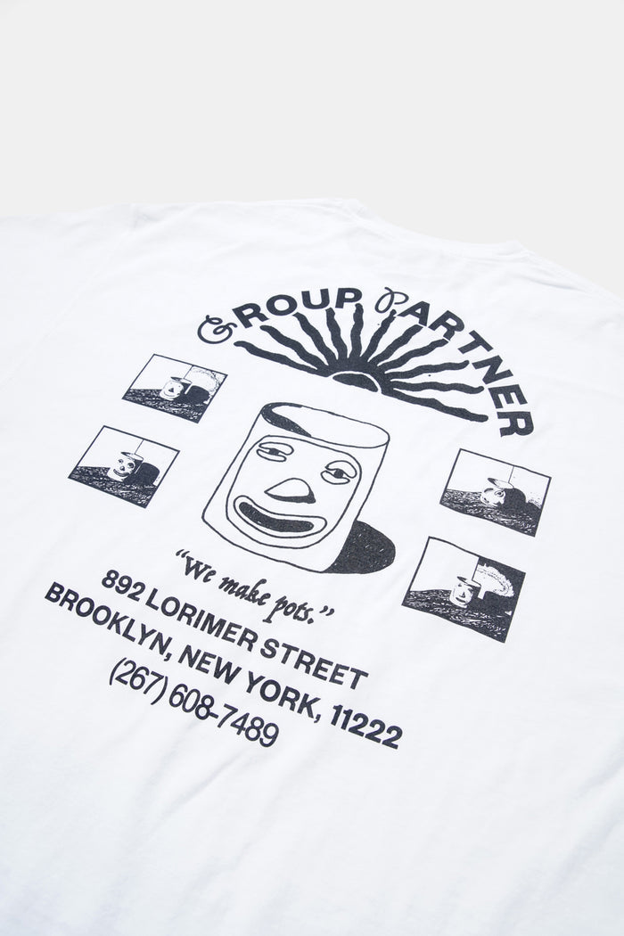 Group Partner S/S Tee WHT