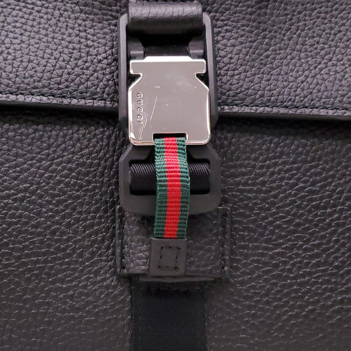 GUCCI BLACK CALFSKIN LEATHER MEDIUM BUSINESS CASE