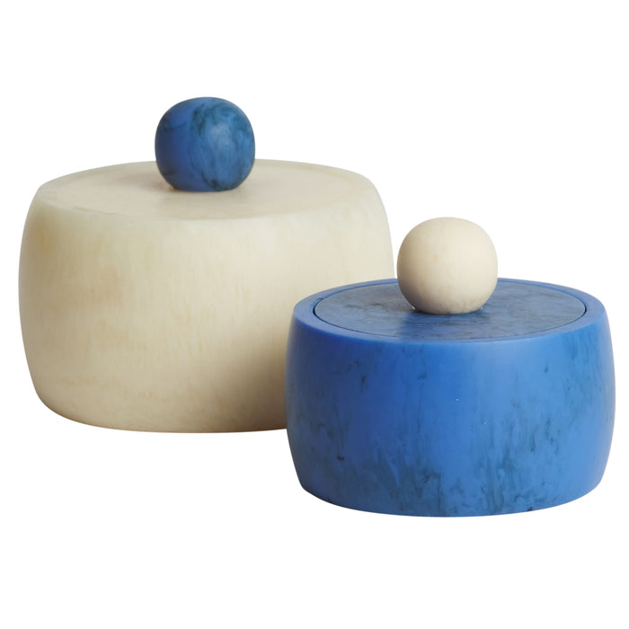 Hazel Canister - Pearl-Azure