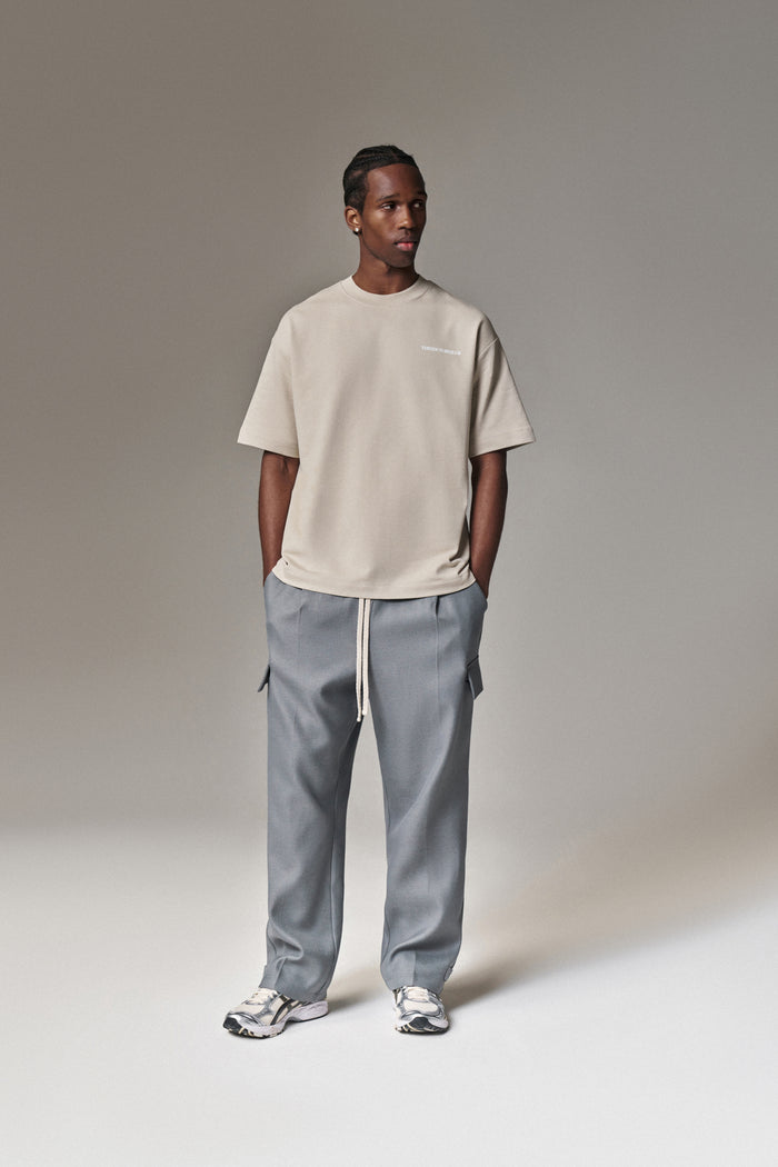 HEAVYWEIGHT COPYRIGHT T-SHIRT - BEIGE