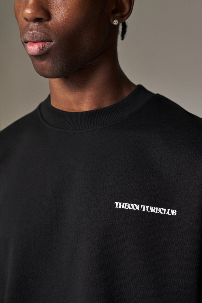 HEAVYWEIGHT COPYRIGHT T-SHIRT - BLACK