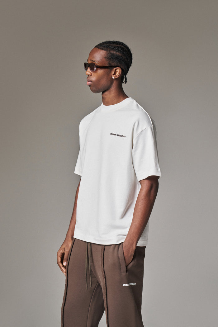 HEAVYWEIGHT COPYRIGHT T-SHIRT - OFF WHITE