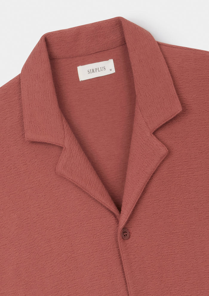Henna Purl Jersey Cuban Polo, Polo Shirt - SIRPLUS