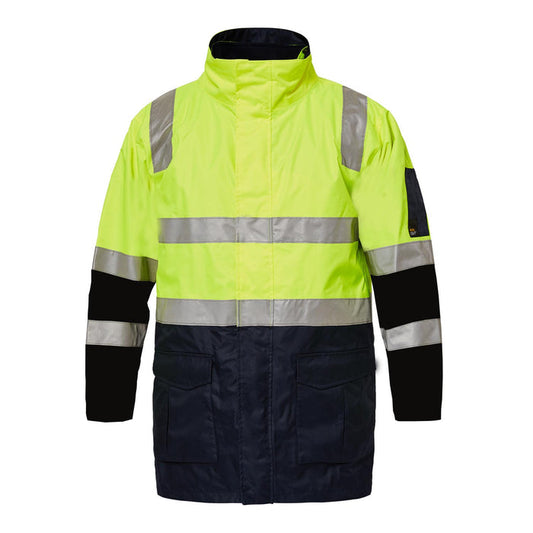 Hi-Vis 6 in 1 Two Tone Reflective Jacket w/ Removable Sleeves WW9032