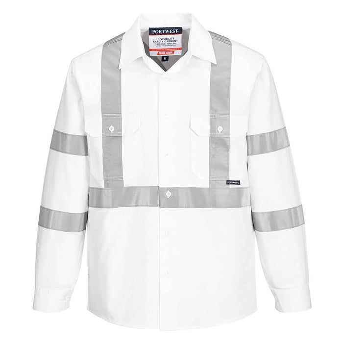 Hi Vis X Back Class N Shirt L/S MX303