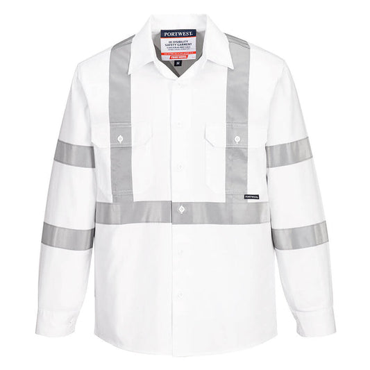 Hi Vis X Back Class N Shirt L/S MX303