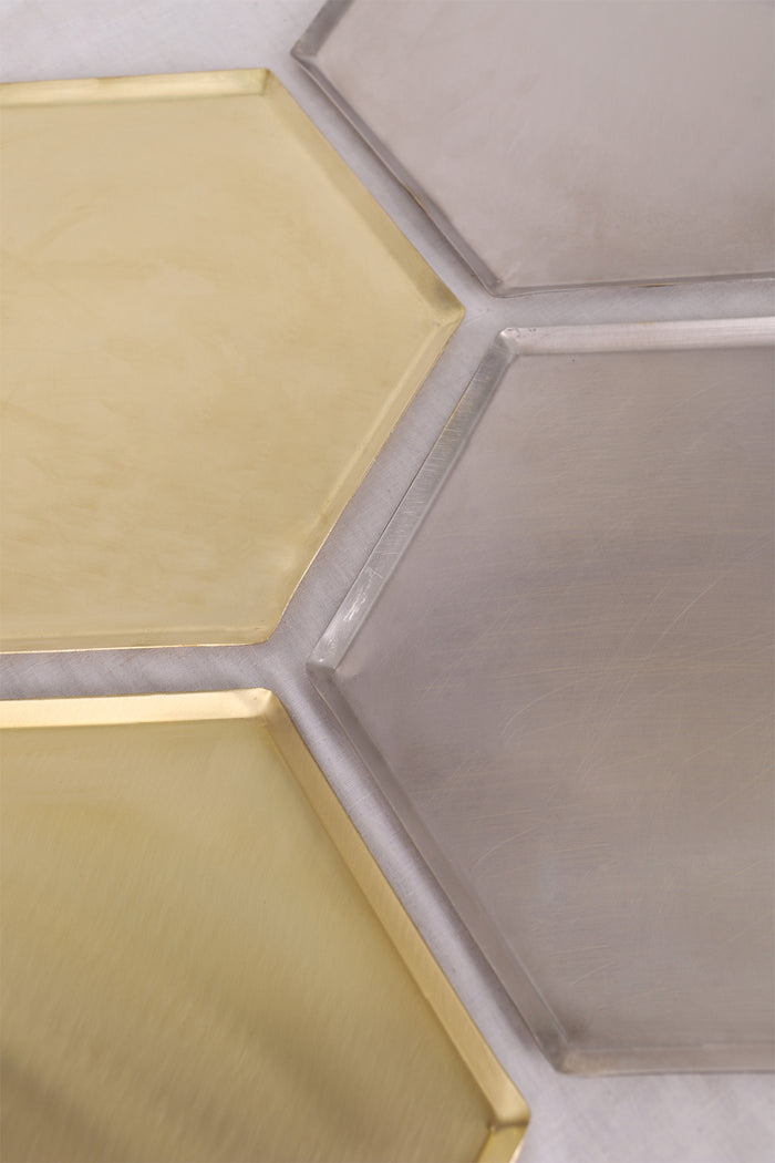 Hive Brass Serving Tray
