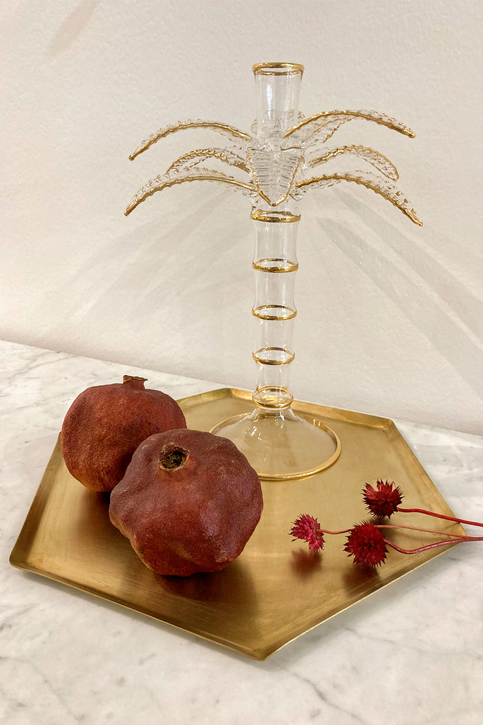 Hive Brass Serving Tray