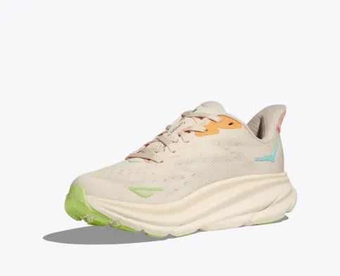 HOKA WOMEN CLIFTON 9 VANILLA ASTRAL