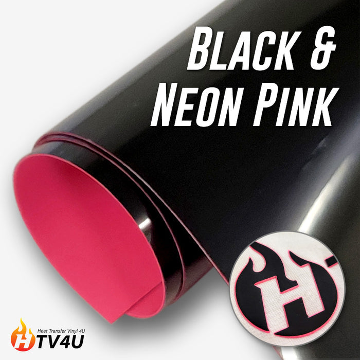Black with Neon Pink