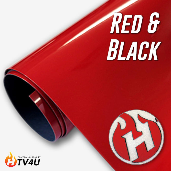 Red with Black