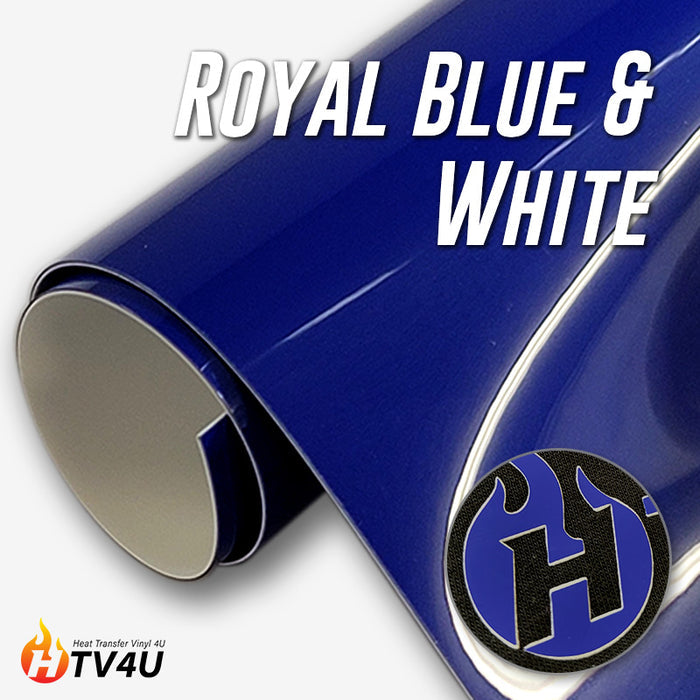 Royal Blue with White