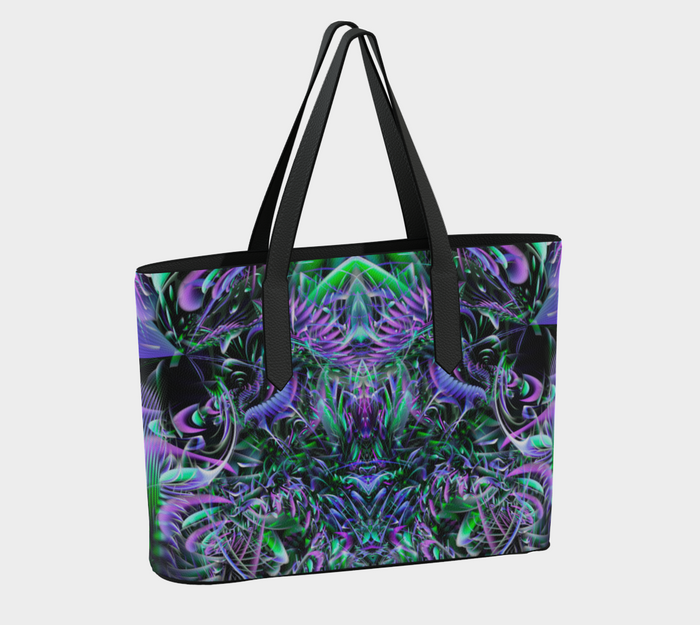 Hypnagogia Vegan Leather Tote Bag