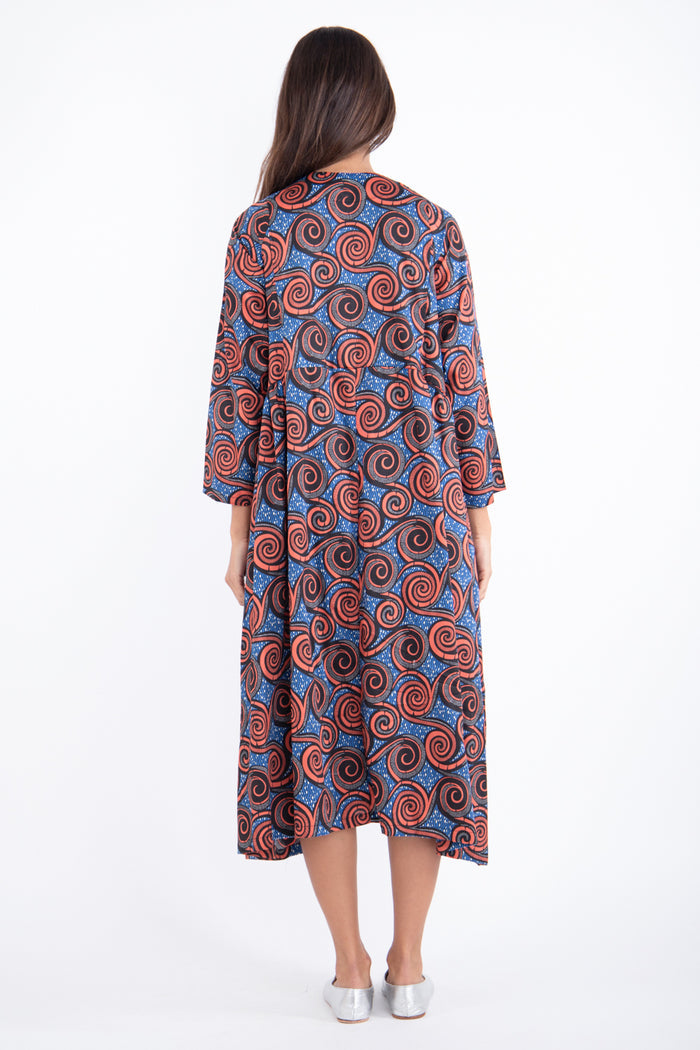 Ihsan Cotton Printed Tribal Dress