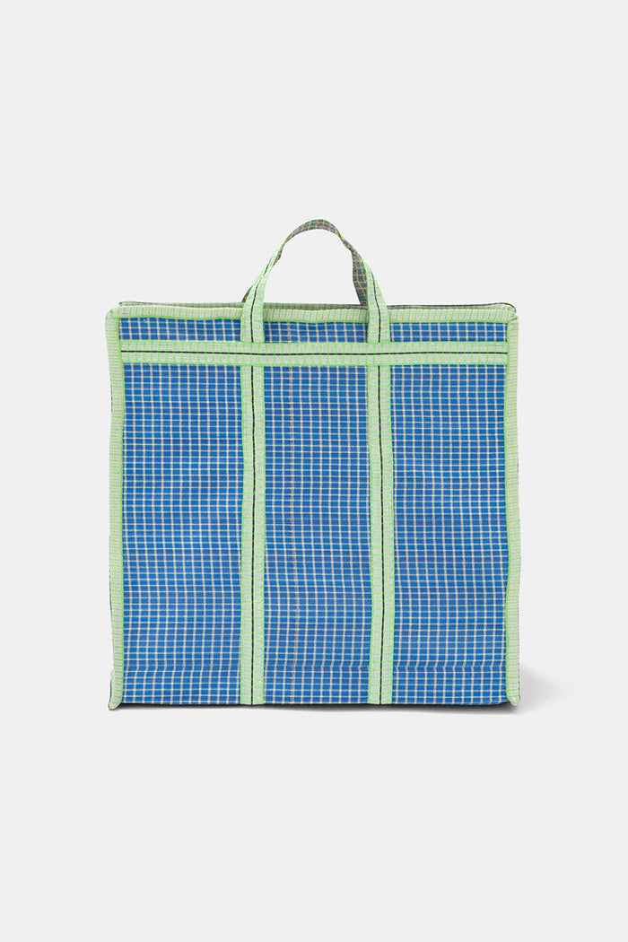 Indian Grocery Bag Large BLU / Tops of Sprouts