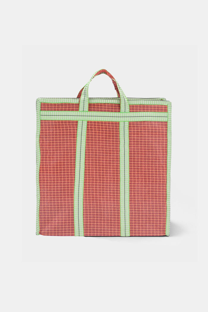 Indian Grocery Bag Large RED / Tops of Sprouts