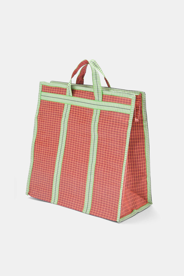 Indian Grocery Bag Large RED / Tops of Sprouts