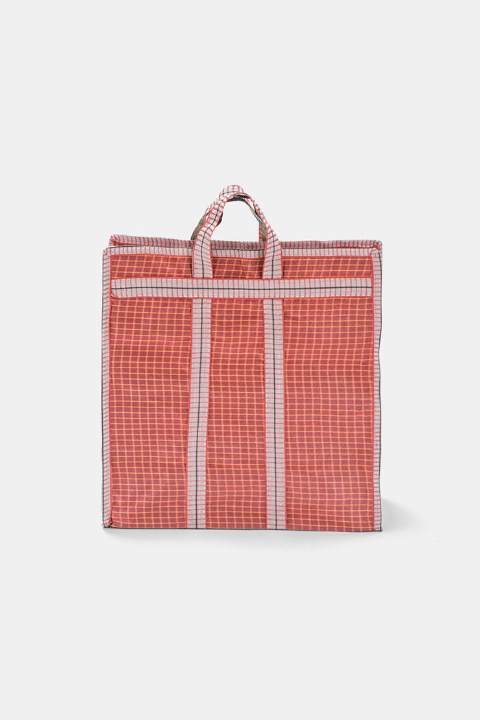 Indian Grocery Bag Medium RED / Tops of Sprouts