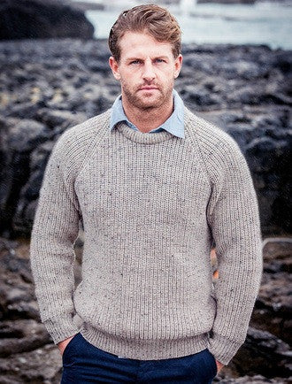Irish Fishermans Sweater - #color_skiddaw