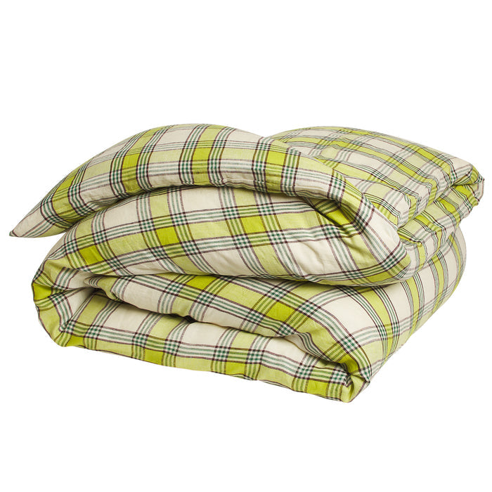 Isla Linen Quilt Cover - Anise King Single/Double