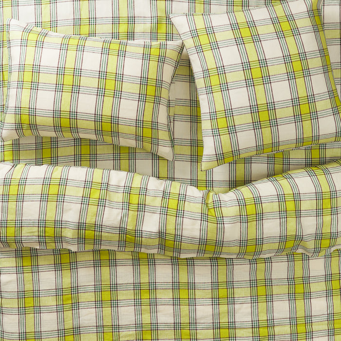 Isla Linen Quilt Cover - Anise King Single/Double