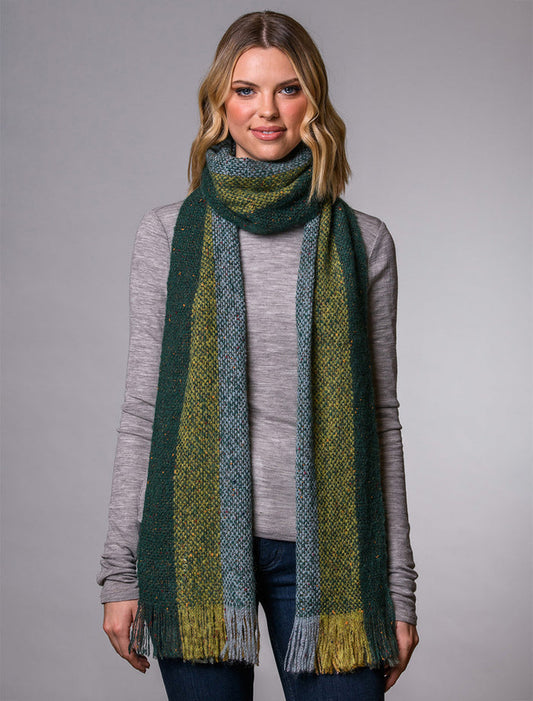 Islander Stole - Multi Green #color_multi-green