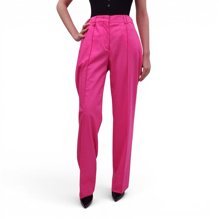 JACQUEMUS PINK 'LE PAPIER' TROUSERS - SIZE 40