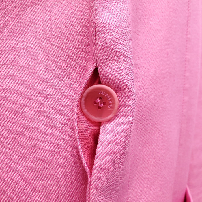 JACQUEMUS PINK 'LE SPLASH' JACKET - SIZE 42