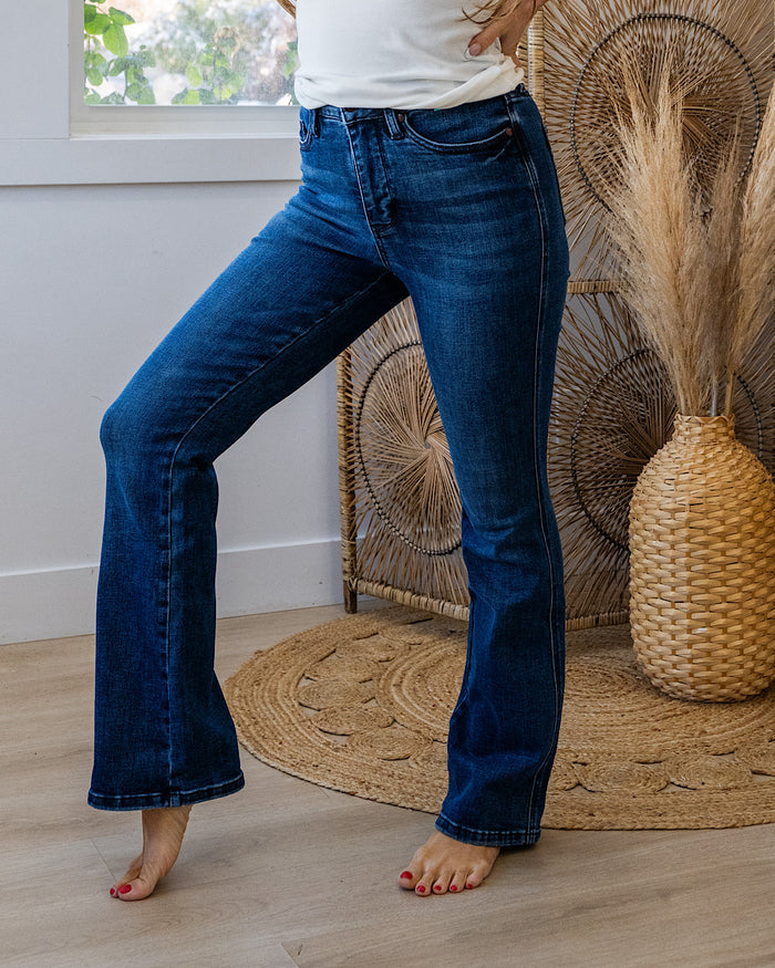 Judy Blue Greta Control Top Bootcut Jeans - Short, Regular and Long Judy Blue