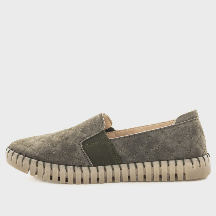 JUST BEE CILENA KAKHI SUEDE