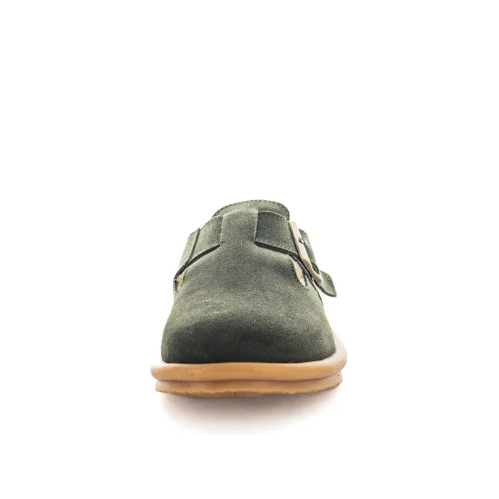 JUST BEE CUBBY KHAKI SUEDE