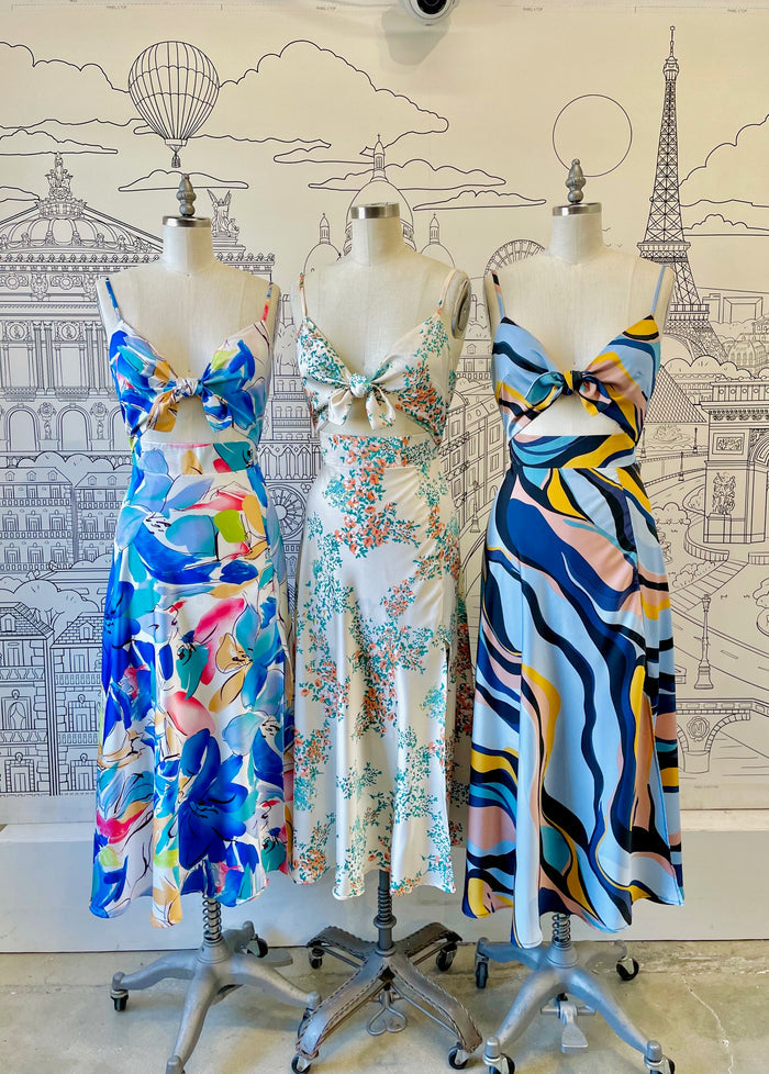Just Visiting Dress in Dainty Floral
