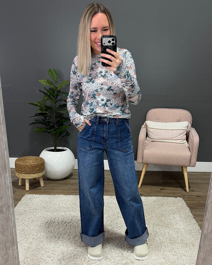 KanCan Elsie 90's Wide Leg Trouser Jeans FINAL SALE KanCan