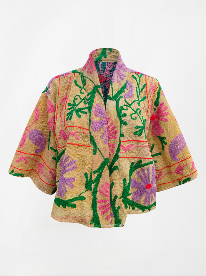 kantha vintage bolero saanvi suzani (summer)