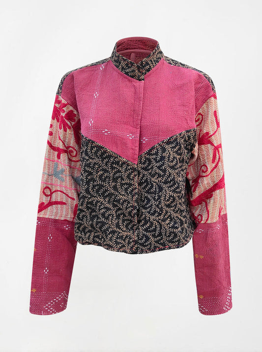 kantha vintage crop jacket anupama (summer)